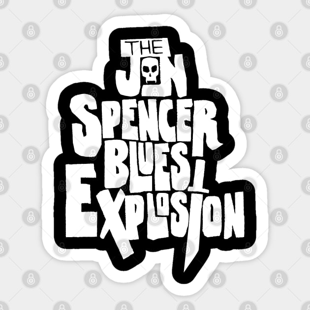 The Jon Spencer Blues Explosion Tribute Sticker by lilmousepunk